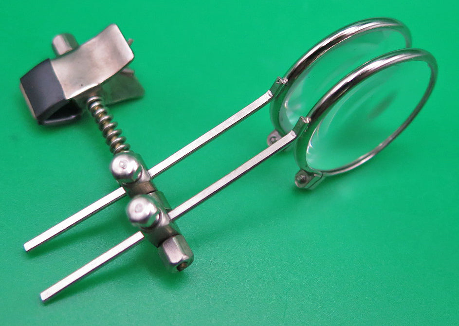 Eyeglass Loupe, Dual Swing Down