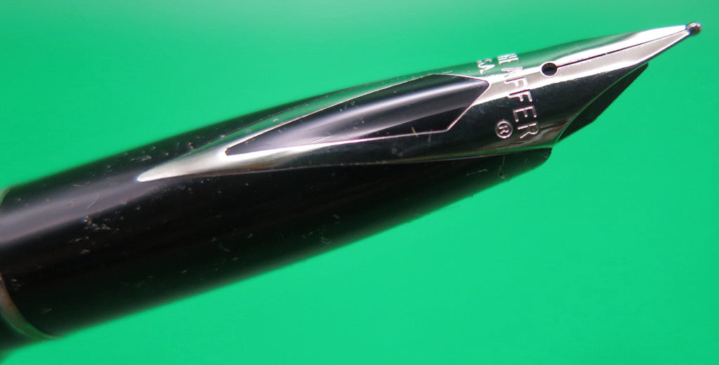 Sheaffer Targa Fountain Pen in Brushed Stainless, Medium