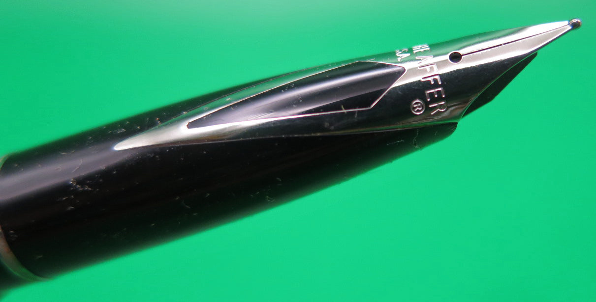 Sheaffer Targa Fountain Pen in Brushed Stainless, Medium