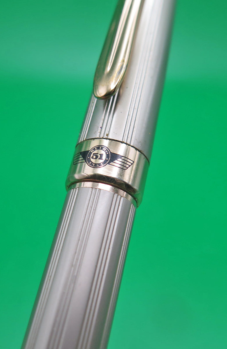 Retro 51 Rollerball 200 Series in Striped Nickle