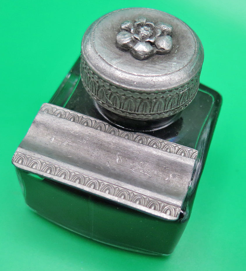 Inkwell made in Murano, Italy imported for Baumgarten's