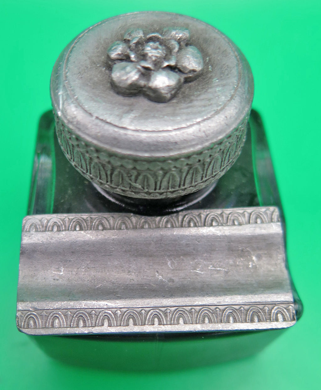 Inkwell made in Murano, Italy imported for Baumgarten's