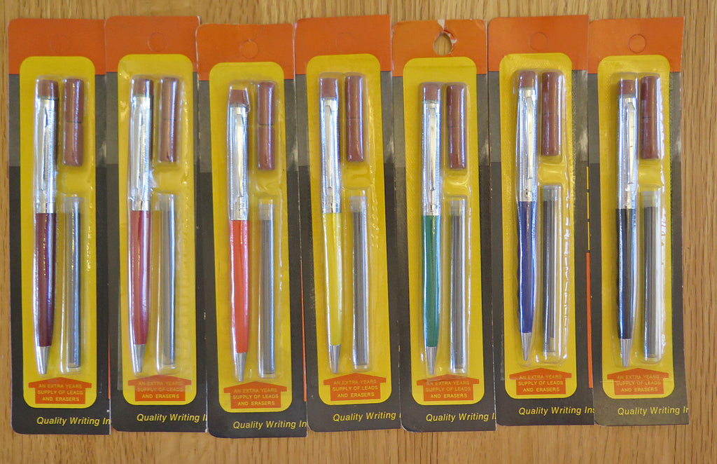 Garland Mechanical Pencils, lot of 14 in a Rainbow of colors