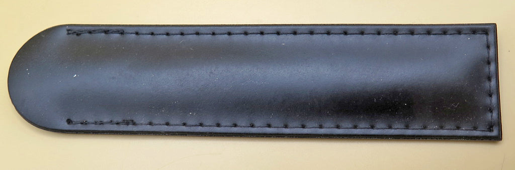 Pen Pouch in Black Leather, Made in Germany