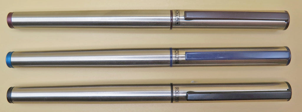 Tombow "Roll Pen" in Brushed Stainless circa 1985
