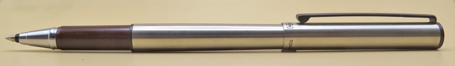 Tombow "Roll Pen" in Brushed Stainless circa 1985