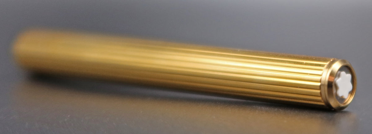 Montblanc Noblese Barrel in Gold Stripe