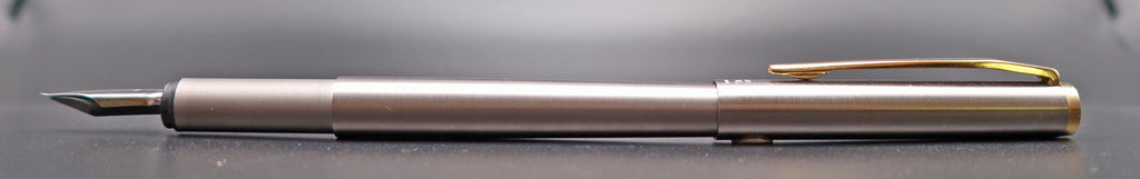 Montblanc Noblese Fountain Pen in Brushed Stainless.