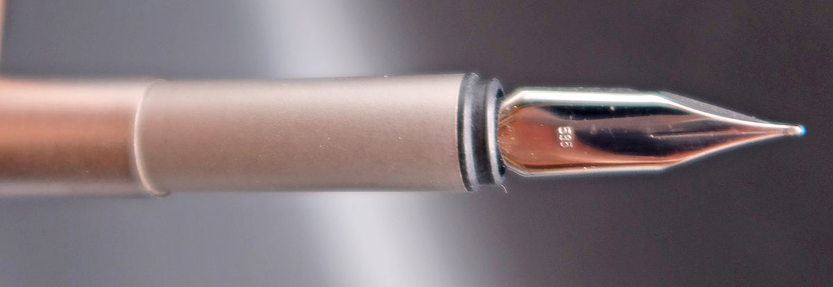 Montblanc Noblese Fountain Pen in Brushed Stainless.