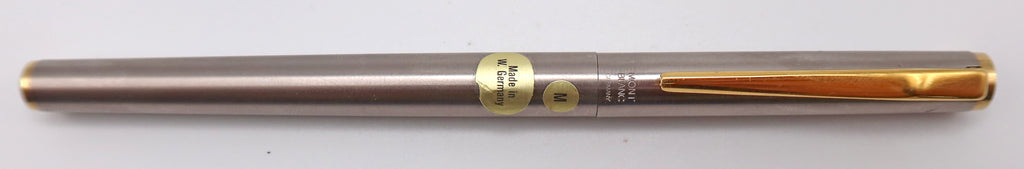 Montblanc Noblese Fountain Pen in Stainless + Gold Trim