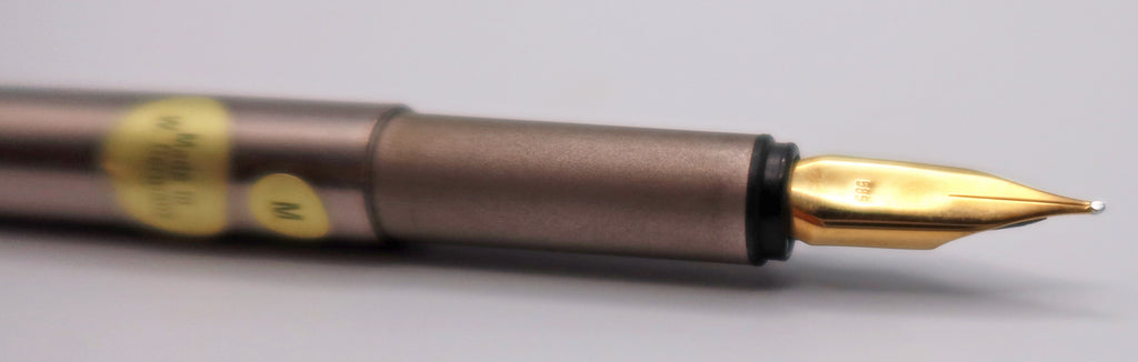 Montblanc Noblese Fountain Pen in Stainless + Gold Trim