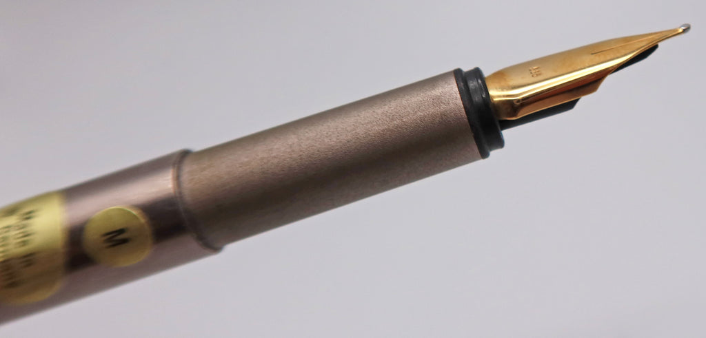 Montblanc Noblese Fountain Pen in Stainless + Gold Trim