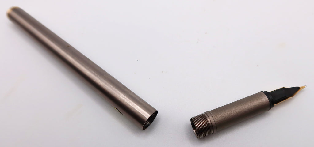 Montblanc Noblese Fountain Pen in Stainless + Gold Trim