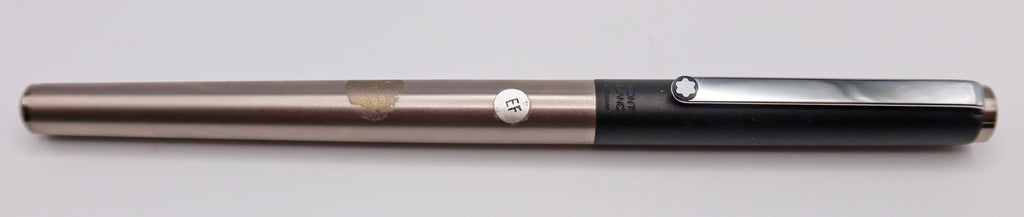 Montblanc Slim Line in Stainless with Black Cap