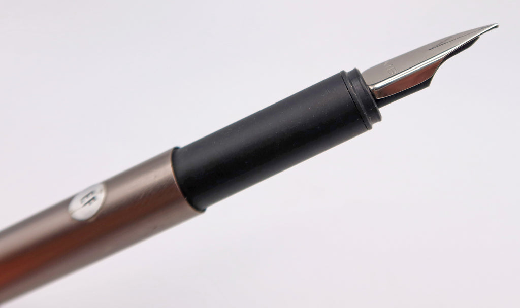 Montblanc Slim Line in Stainless with Black Cap