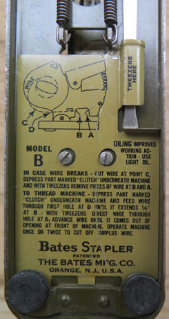 Bates Spool-Fed Stapler