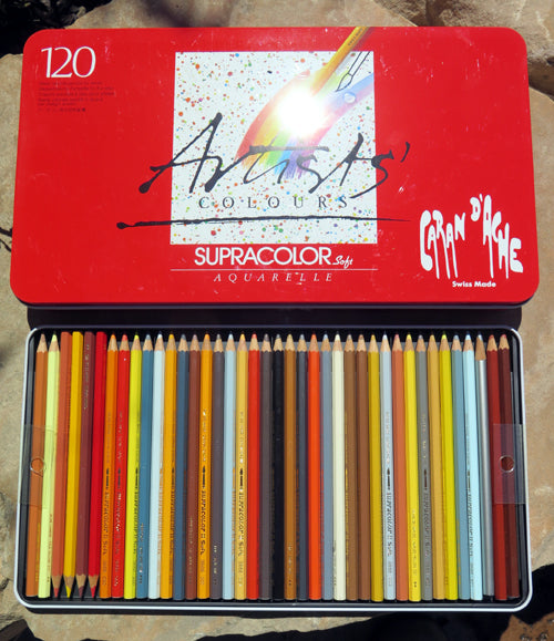 CARAN D'ACHE 120 COLOR AETIST'S PENCIL SET