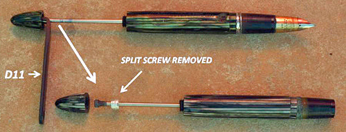 Sheaffer Blind Cap Removal Wrenches (D-11 Tools)