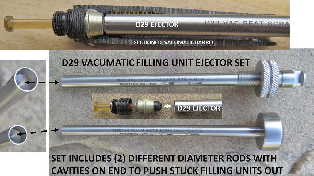 PARKER VACUMATIC FILLING UNIT EJECTOR SET (Tool D29)