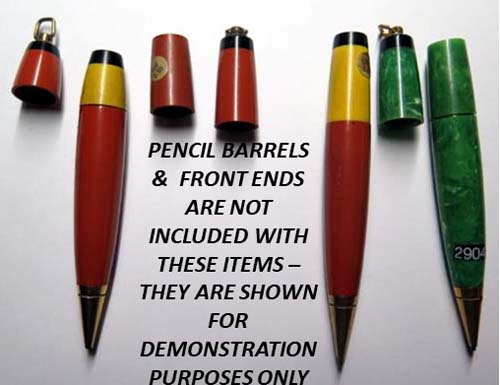 Parker Duofold Blind Caps + Ring Tops