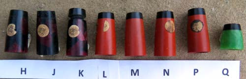 Parker Duofold Blind Caps + Ring Tops