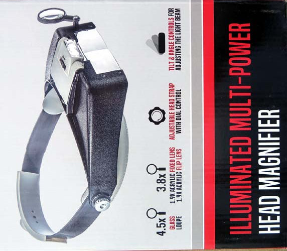 Visor Illuminated Magnifier