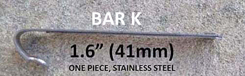 J-Bars (Bar F + Bar G + Bar K + Bar R + Bar S)