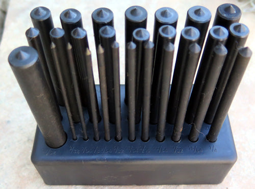 Mandrel Set of 28 Different Diameter Rods
