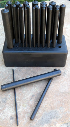 Mandrel Set of 28 Different Diameter Rods