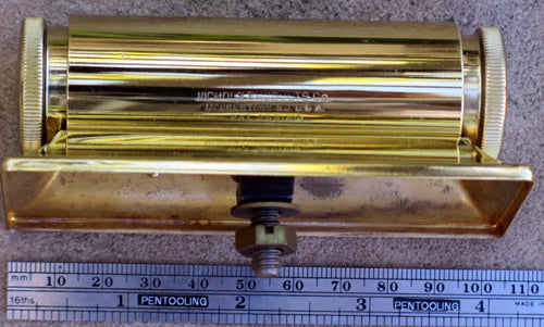 Nichols Calendar for Desk Base in Brass