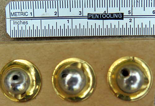 Parker Captive Ball Swivel in Brass, Small