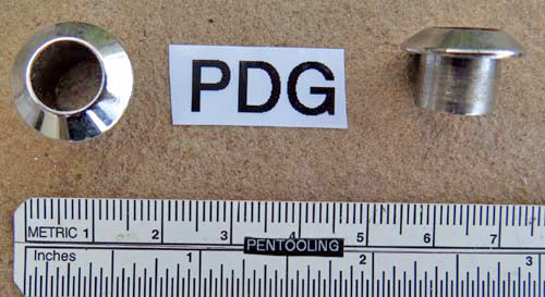 Parker Desk Bushing in Chrome