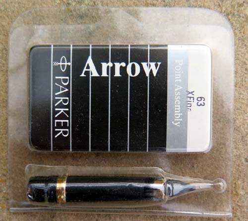 Parker Arrow Nib Assembly