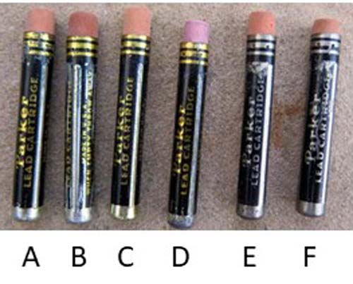 Parker Challenger Cartridges for Pencil Leads + Eraser