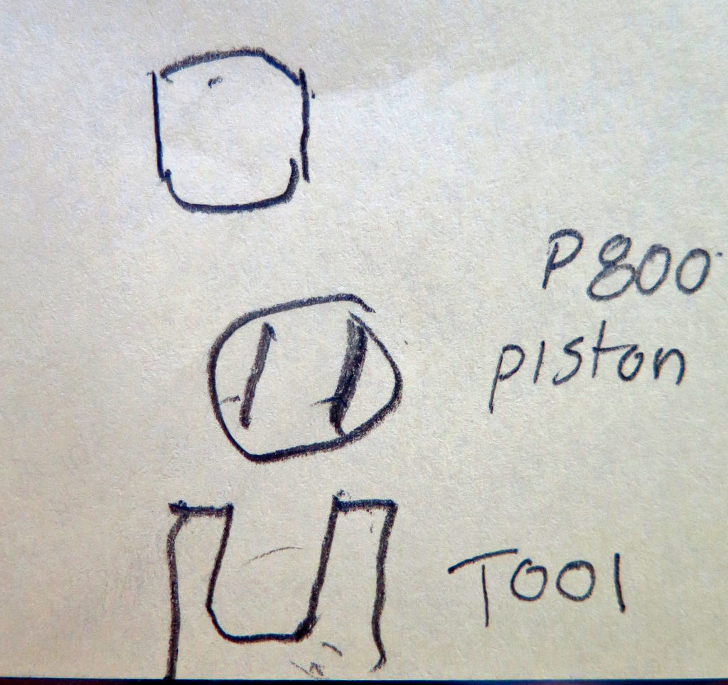 Pelikan Piston Removal Wrench for M800, M900, M1000 (Tool PM800)