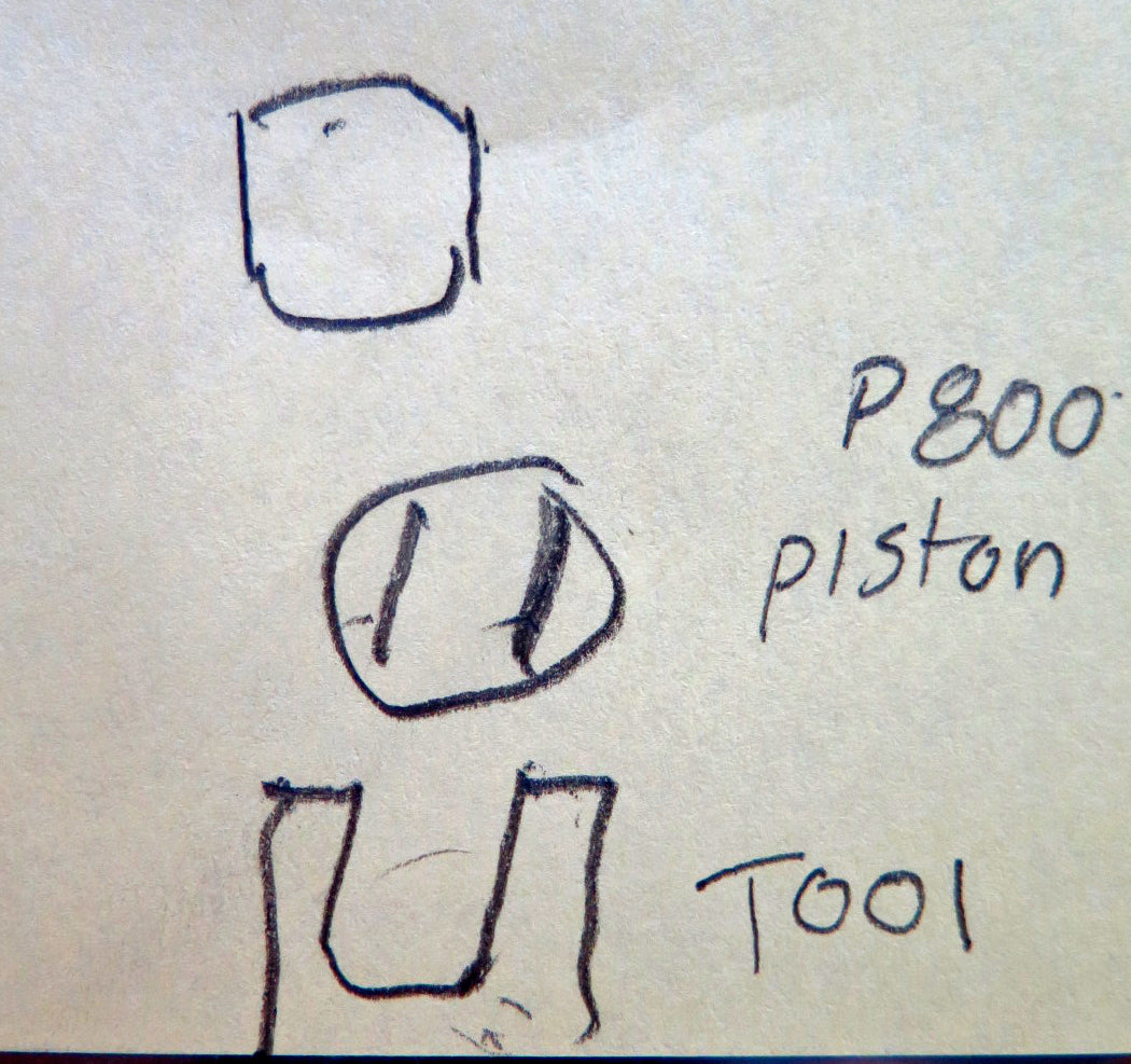 Pelikan Piston Removal Wrench for M800, M900, M1000 (Tool PM800)