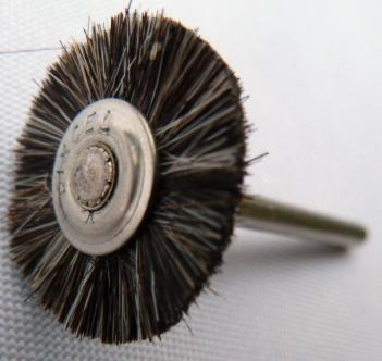 Brush Wheel, Soft on Mandrel