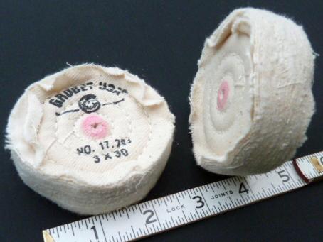 Buffing Wheel, 3 inch x 30 Ply Cotton Flannel