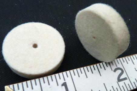 Buffing Wheel, 1 inch dia x 1/4 thick in Felt – PENTOOLING