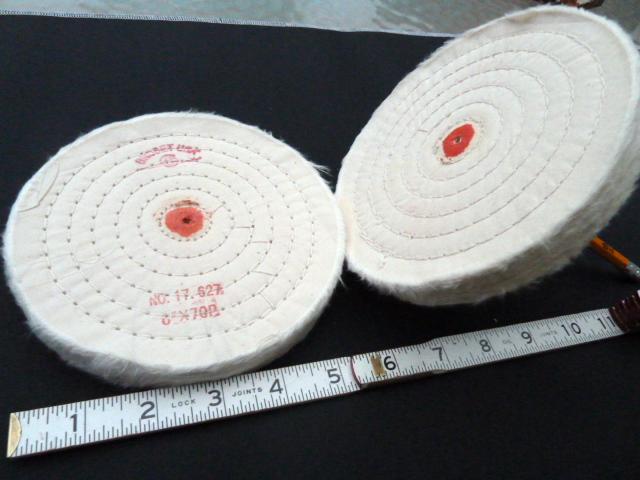 Buffing Wheel, 6 inch x 70 ply in Muslin