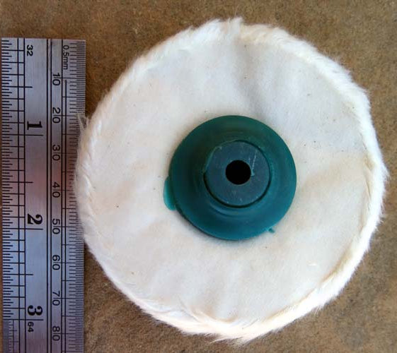Buffing Wheel, 3 inch x 36 ply Unstitched Muslin