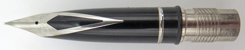 Sheaffer Targa Nib Assembly in Black w/ Steel Trim