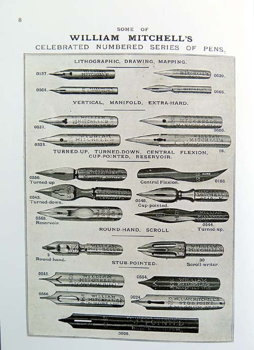 WILLIAM MITCHELL by ROYAL WARRANT STEEL PEN MAKER to HIS MAJESTY THE KING