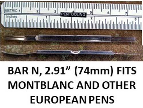 Straight Pressure Bars - Bar D, Bar E + Bar L