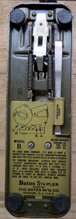 Bates Spool-Fed Stapler