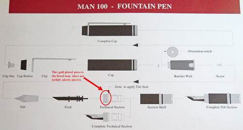 Waterman's LeMan 100 Front Ring