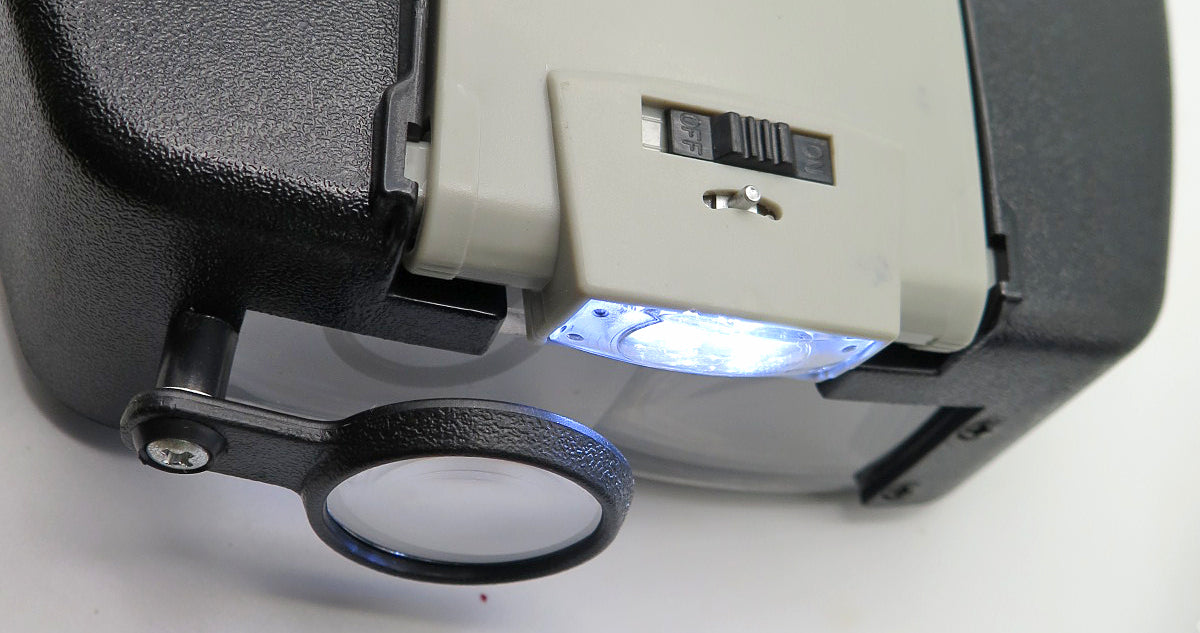 Visor Illuminated Magnifier